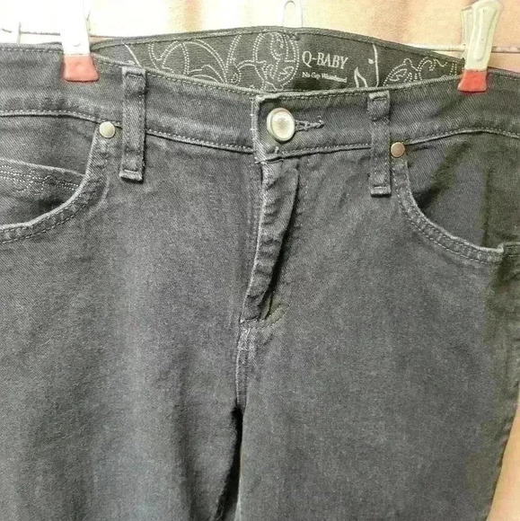 Wrangler Q Baby Black Denim jeans sz 8x32 - Picture 2 of 4